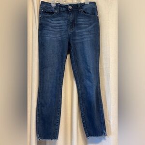 Seven7 Women's Skinny Jeans - Dark Blue